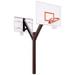 First Team Legend Playground Dual Steel Double Sided In Ground Fixed Height Basketball System44; Columbia Blue