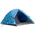 Camping Tent 3 Person Waterproof Aluminum Rod Outdoor Cabin with Oak Pattern Copyright by Alvantor