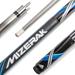 Mizerak 58 Premium Carbon Sport Grip Cue - Blue