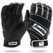 Franklin Sports MLB Large Batting Gloves Natural II Black and Black Youth