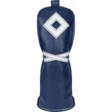 IZZO Premium Leather Golf Club Headcover - Hybrid - Navy