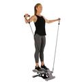 Sunny Health & Fitness Versa Stepper Step Machine w/ Wide Non-Slip Pedals, Resistance Bands and LCD Monitor â€“ SF-S0870