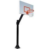 First Team Legend Jr. Extreme-BP Steel In Ground Fixed Height Basketball System44; Purple