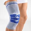 Bauerfeind - GenuTrain A3 - Knee Support - Breathable Knit Knee Brace Helps Relieve Chronic Knee Pain and Irritation Designed for Active People Helps Stabilize Kneecap- Titanium Left size 5