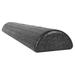 CanDo Foam Roller - Black Composite - Extra Firm - 6 x 36 - Half-Round