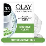 Olay Daily Facials Sensitive Cleansing Cloths Fragrance-Free 33 Count