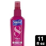 Suave Max Hold Hairspray Non Aerosol Long Lasting Hold & Control Unscented 11 oz