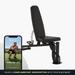 Inspire Fitness FT1 Heavy-Duty Incline Decline Multi-Functional Weight Bench for Home Gym Strength Training Black