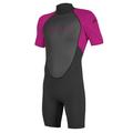 O Neill Youth Reactor-2 2mm Back Zip Short Sleeve Spring Wetsuit