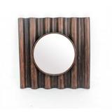 HomeRoots Furniture Traditional Panpipe-like Wooden Cosmetic Mirror