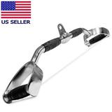 FITNESS MANIAC LAT Machine Accessory Pull Down (Option): Lat Bar D-Handle V-Shaped Bar & Rowing Handle (Lat Bar)