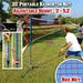 Sunrise Outdoor Portable Badminton Net Volleyball Tennis Net W/Stand 20.0