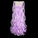 LELINTA 24 Curly Wave Clips in Synthetic Hair Extensions Hair pieces for Women double double weft 7 piece full head