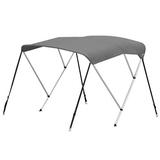 Oceansouth 3 Bow Bimini Top Length 6ft - (Mounting Width: 73 to 78 ) Sun Shade - Waterproof - Gray