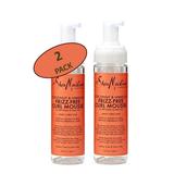 Shea Moisture Frizz-Free Curl Mousse Coconut & Hibiscus 7.5 oz (Pack of 2)