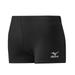 Mizuno Women s Core Flat Front 3.5 Inseam Vortex Hybrid Volleyball Shorts Size Extra Extra Large Black (9090)