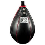 Cleto Reyes Platform Leather Punching Speed Bag for Boxing (Large Black)