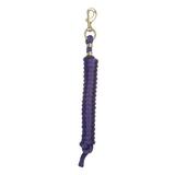 61WL Purple Weaver Tack Horse Poly Lead Rope W/ Solid Brass 225 Snap