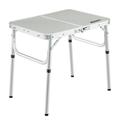 REDCAMP Small Folding Table Portable 2 Feet Small Foldable Table Adjustable Height Lightweight Aluminum Camping Table