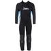Seavenger 3mm Kids Full Body Wetsuit with Knee Pads for Surfing Snorkeling Swimming (Pearl Blue 12)