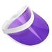 Nicky Bigs Novelties Retro Tennis Beach Plastic Sun Visors Hats (Pack of 100) Purple One Size