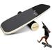 Yes4All Premium Surf Balance Board Trainer with Adjustable Stoppers - 3 Different Distance Options - Gray/Black