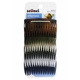 Scunci Effortless Beauty Side Hair Combs Assorted Colors 12-Pcs (Pack of 6)