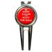 Keep Calm and Putt the Ball - Crown Golf Golfing Golf Divot Repair Tool