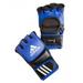 adidas MMA Leather Sparring Gloves Blue