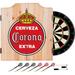 Corona Dart Cabinet Set with Darts and Board Vintage