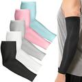 5 Pair UV Sun Protection Cooling Arm Sleeves EEEkit Long Compression Sleeves for Men Women Cycling Sports