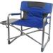 Ozark Trail Camping Director Chair XXL Blue Adult 10lbs