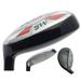 LEFT HANDED Majek Golf +2 inch Over XL Big & Tall Men s SW Hybrid Stiff Flex New Utility S Flex Club (Tall 6 3 + / +2 Over) with Jumbo Black Pro Velvet Grip