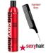 Big SEXY Hair Spray & Play Get Layered Spritz Aerosol Hairsprays (w/ comb) - FIRM 10 oz / 335 ml