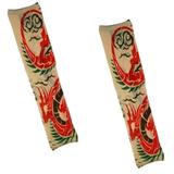 Tattoo Sleeve Sheer Tribal Design 2 Sleeves Red Black