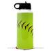 Skin Wrap Decal compatible with Hydro Flask Wide Mouth Bottle 32oz Softball (BOTTLE NOT INCLUDED)