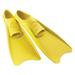 TUSA Sport UF-1202 Full Foot Rubber Snorkeling Fins - Yellow S (5-7)