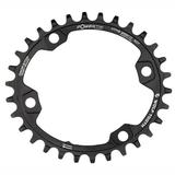 Wolf Tooth Components Drop-Stop Elliptical Chainring 32T XT 8000 96 Asym. Black