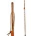 Brazos Twisted Backpacker Brown Oak Wood Walking Stick 58 Inch Height