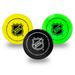 Franklin Sports Mini Foam Hockey Pucks - Indoor Knee Hockey Pucks for Kids - 3 Soft Foam Hockey Pucks