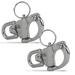 Five Oceans 2-3/4 Swivel Eye Snap Shackle Quick Release Bail Rigging for Sailing Boat 2-Pack 316 Marine-Grade Stainless Steel Clip Carabiner Hook - FO443-M2