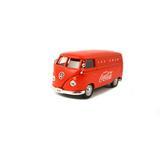 Coca-Cola 1/43 Scale 1962 Volkswagen Diecast Cargo Van - Red (Collectible Toy Vehicle)