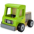 Imagination Generation Wooden Wheels Chunky Toy Pickup Truck Work Truck Construction Vehicle