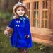 The Queen s Treasures 18 Inch Doll Clothes Outfit Blue Velvet 1800 s Style Winter Fur Trimmed Coat Hat & Faux Fur Muff Compatible For Use With American Girl Dolls Doll NOT Included