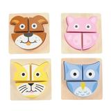 Guidecraft Puzzle Buddies - Set of 4