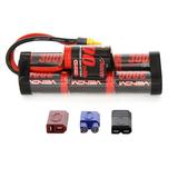 Venom NiMH Battery for Traxxas Rustler 8.4 3000mah 7-Cell Hump with UNI Plug