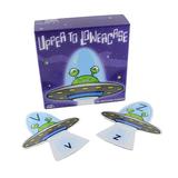 Lowercase and Uppercase Letter Match Puzzle - Language Arts Teacher Supply - Space Alien Themed - Spelling Writing Activity