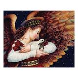 Springbok s 1000 Piece Jigsaw Puzzle Angel and Dove - Made in USA