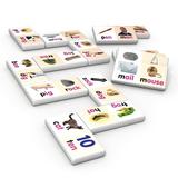 Rhyming Word Dominoes Match & Learn Educational Learning Game for Ages 4+ by Junior Learning