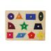 Siaonvr Wooden Number Lette Puzzle Jigsaw Early Learning Baby Kids Educational Toys B